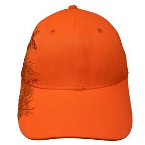 Wildlife Series Dri-Duck Strapback Baseball Cap Orange One Size Adjustable Poly